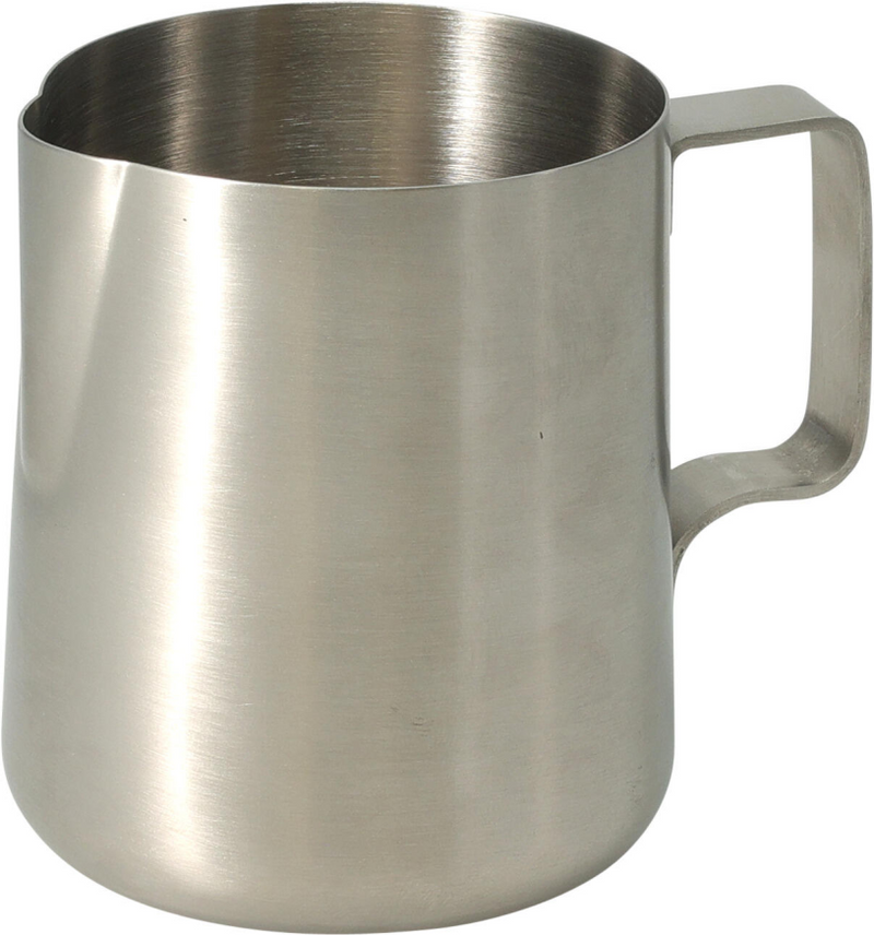 Pot à lait avec poignée en acier inoxydable