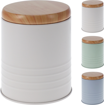 Excellente boîte de rangement pour articles ménagers ronde ø8,5xh10,5cm