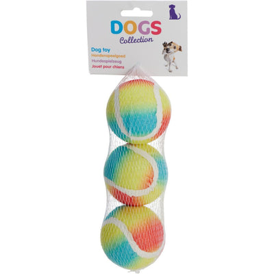 Autres marques collection chiens balles de tennis arc-en-ciel 3 pièces
