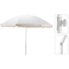 Autres marques parasol de plage pro Aruba avec franges 180 cm écru