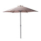 Parasol autres marques 230x220 cm taupe
