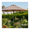 Parasol autres marques 230x220 cm taupe