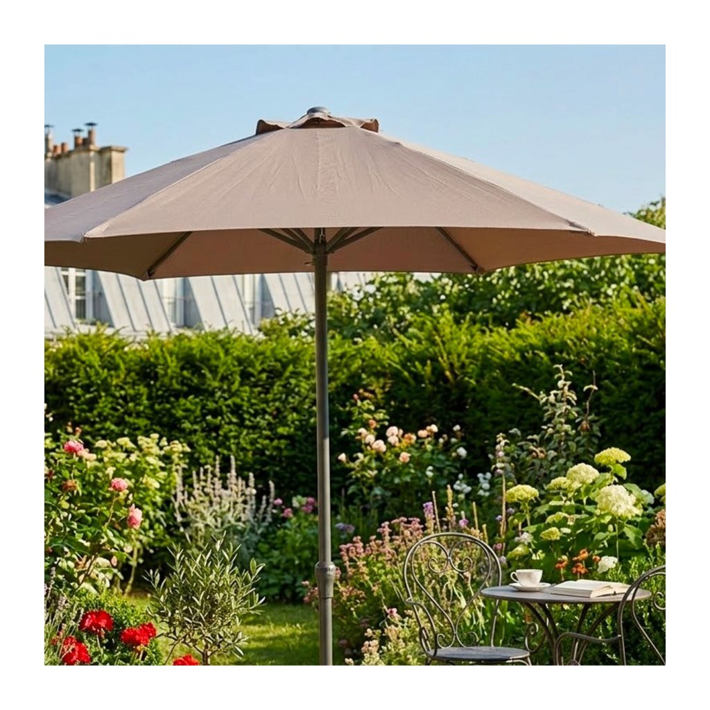 Parasol autres marques 230x220 cm taupe