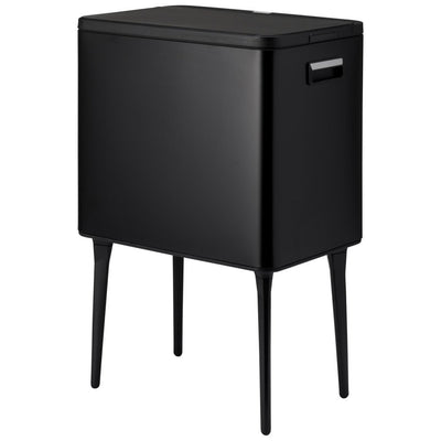Excellente poubelle pour articles ménagers 35l métal noir