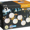 Guirlande lumineuse LED solaire de jardin Pro, 20 lampes blanc chaud, 5,7 mètres d'éclairage extérieur à énergie solaire