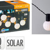 Guirlande lumineuse LED solaire de jardin Pro, 20 lampes blanc chaud, 5,7 mètres d'éclairage extérieur à énergie solaire