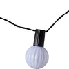 Guirlande lumineuse LED solaire de jardin Pro, 20 lampes blanc chaud, 5,7 mètres d'éclairage extérieur à énergie solaire