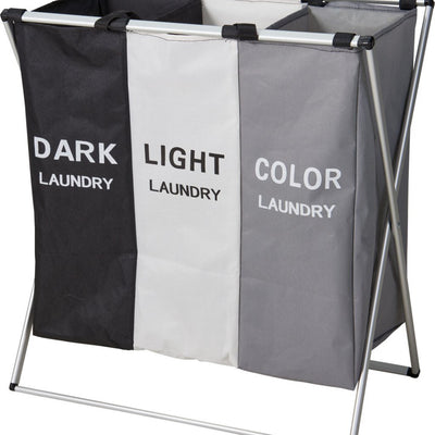 Solutions de salle de bain panier à linge 58x40x58 cm polyester