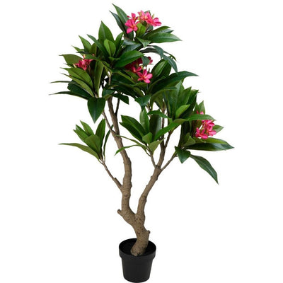 Autres marques plante artificielle plumeria 75x150 cm rose vert