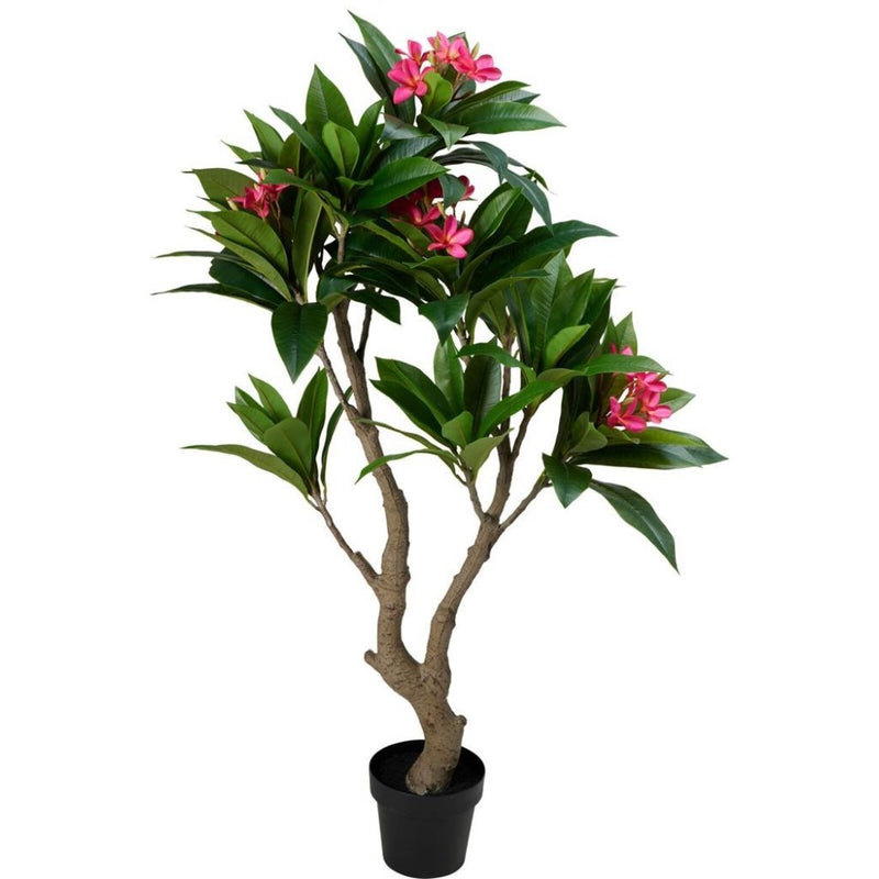 Autres marques plante artificielle plumeria 75x150 cm rose vert