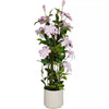 Autres marques plante artificielle clématite 98x35 cm vert rose