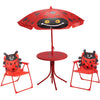 Pro garden ensemble de jardin pour enfants coccinelle rouge noir
