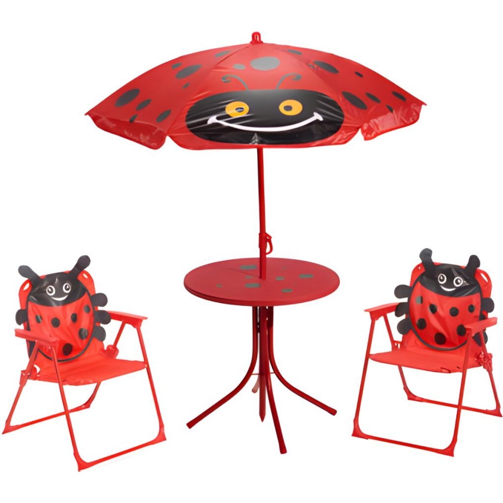 Pro garden ensemble de jardin pour enfants coccinelle rouge noir