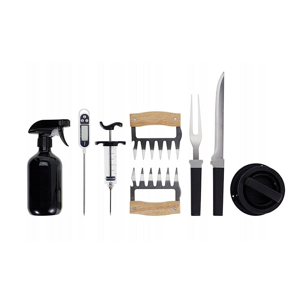 Ensemble d'outils pour barbecue 8 pièces