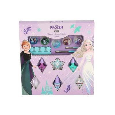 Coffret cadeau Disney La Reine des Neiges 13 pièces ongles de tatouage | 6 pièces