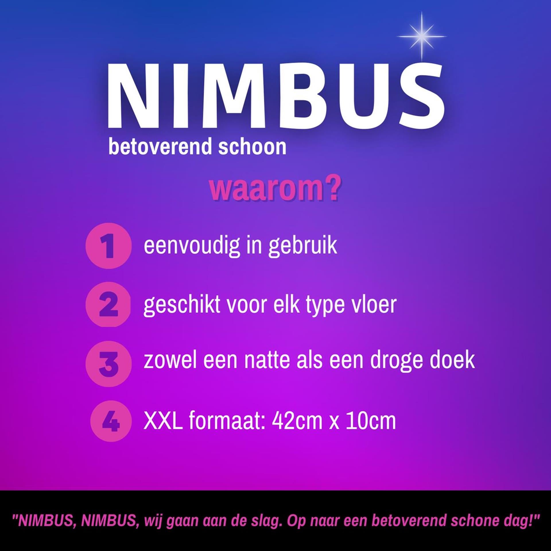 Nimbus tampons de sol magiques secs et humides 42cm
