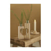 Idées 4 saisons support tube en bois coeur 4x4xh14,5cm set 2