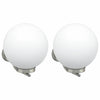 Vidaxx applique d'extérieur 2 pcs argent 29 x 25 x 33 cm