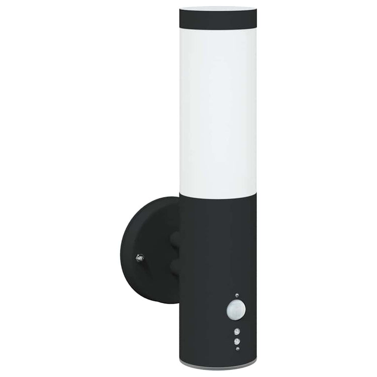 Applique d'extérieur Vidaxx noire 15 x 7,5 x 33 cm