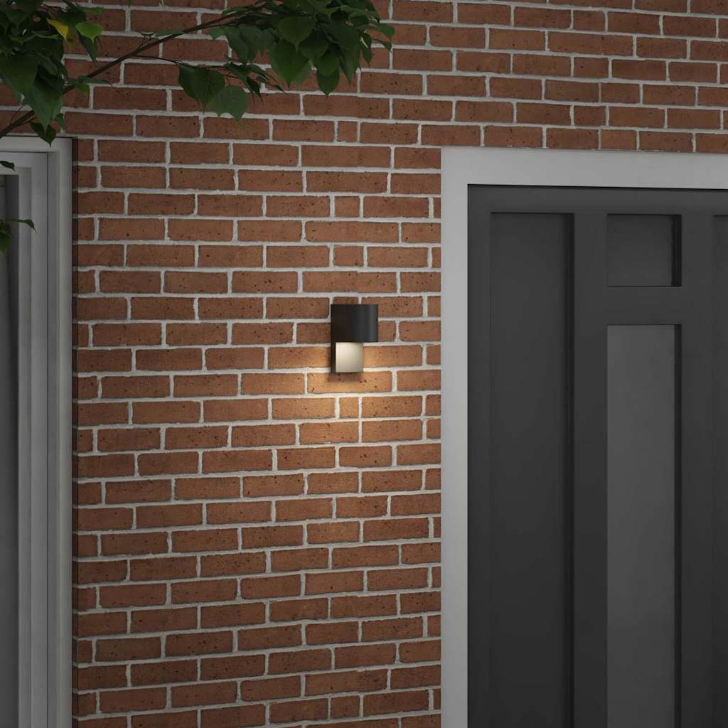 Vidaxx applique d'extérieur noir 12 x 7 x 15 cm acier inoxydable