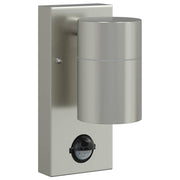 Vidaxx applique d'extérieur argent 6,5 x 10,5 x 16 cm acier inoxydable et verre - afbeelding 2
