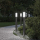 Vidaxx borne lumineuse 3 pièces 80 cm acier inoxydable IP44