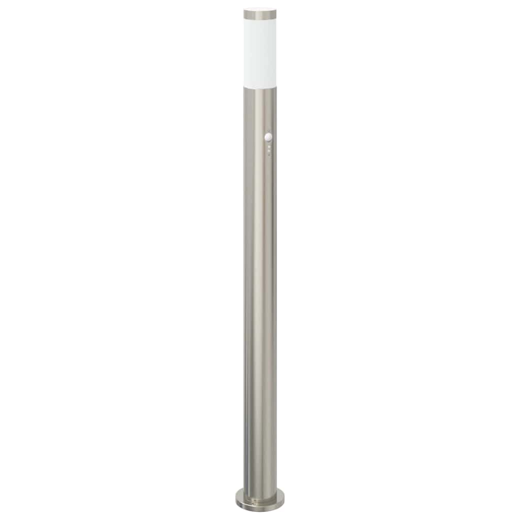 Vidaxx borne d'éclairage avec capteur 110 cm inox IP44