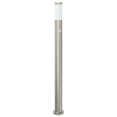 Vidaxx borne d'éclairage avec capteur 110 cm inox IP44