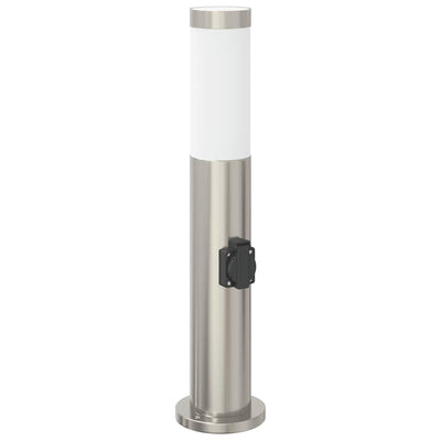 Vidaxl borne d'éclairage avec douille 50 cm inox IP44