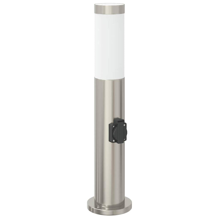 Vidaxl borne d'éclairage avec douille 50 cm inox IP44