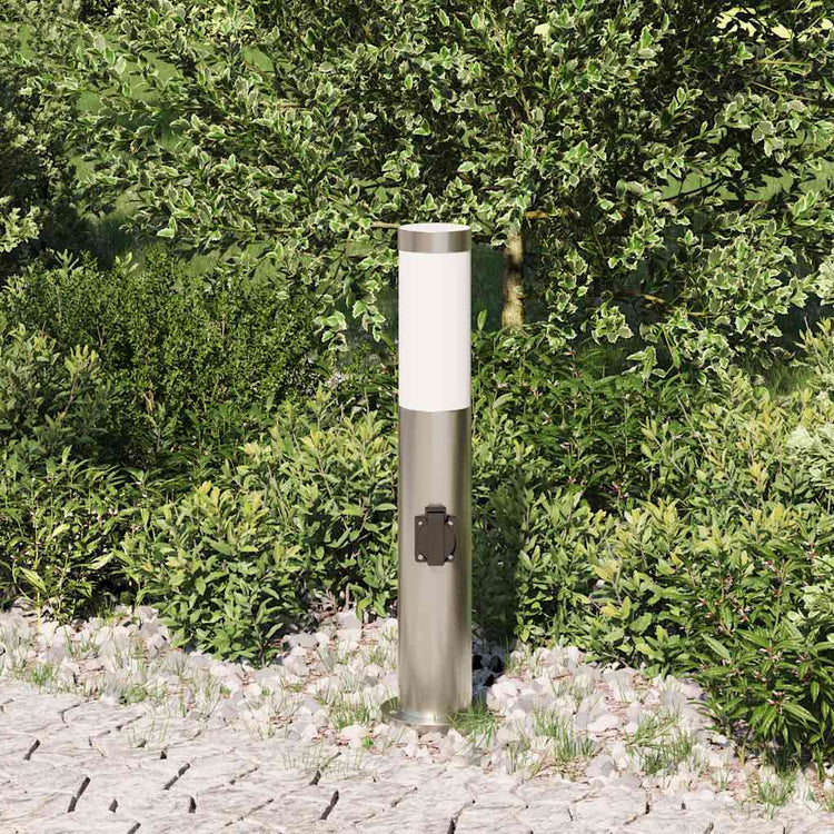 Vidaxl borne d'éclairage avec douille 50 cm inox IP44