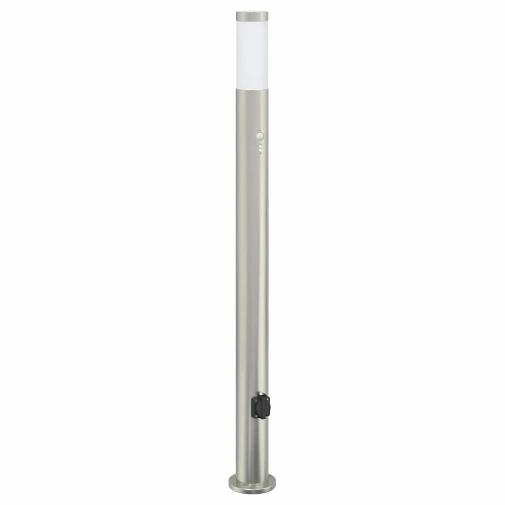 Borne d'éclairage Vidaxx avec capteur et douille 110 cm inox IP44
