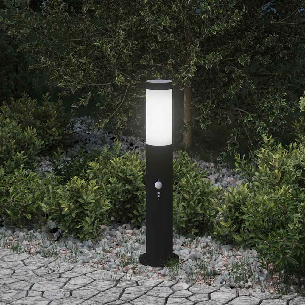 Vidaxx borne d'éclairage avec capteur 50 cm inox IP44