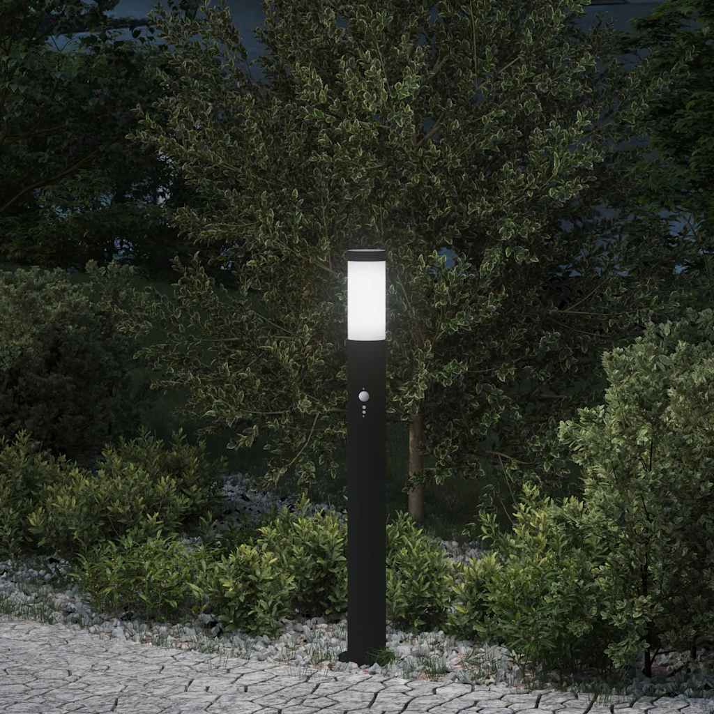 Vidaxx borne d'éclairage avec capteur 80 cm inox IP44