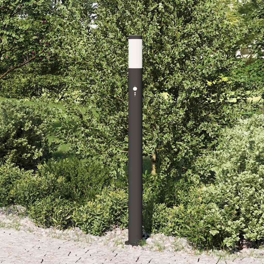 Vidaxx borne d'éclairage avec capteur 110 cm inox IP44