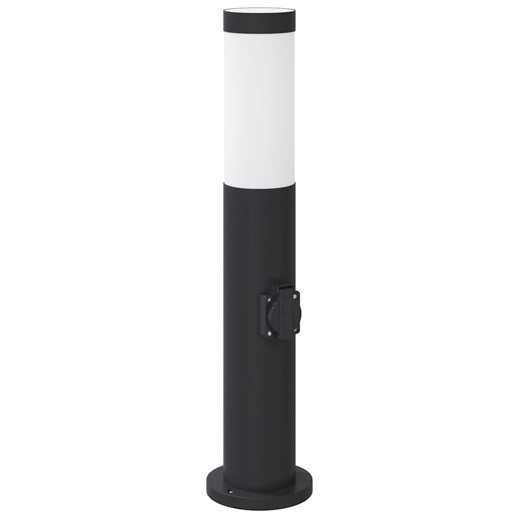 Vidaxl borne d'éclairage avec douille 50 cm inox IP44