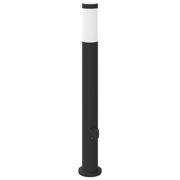 Vidaxl borne d'éclairage avec douille 80 cm inox IP44