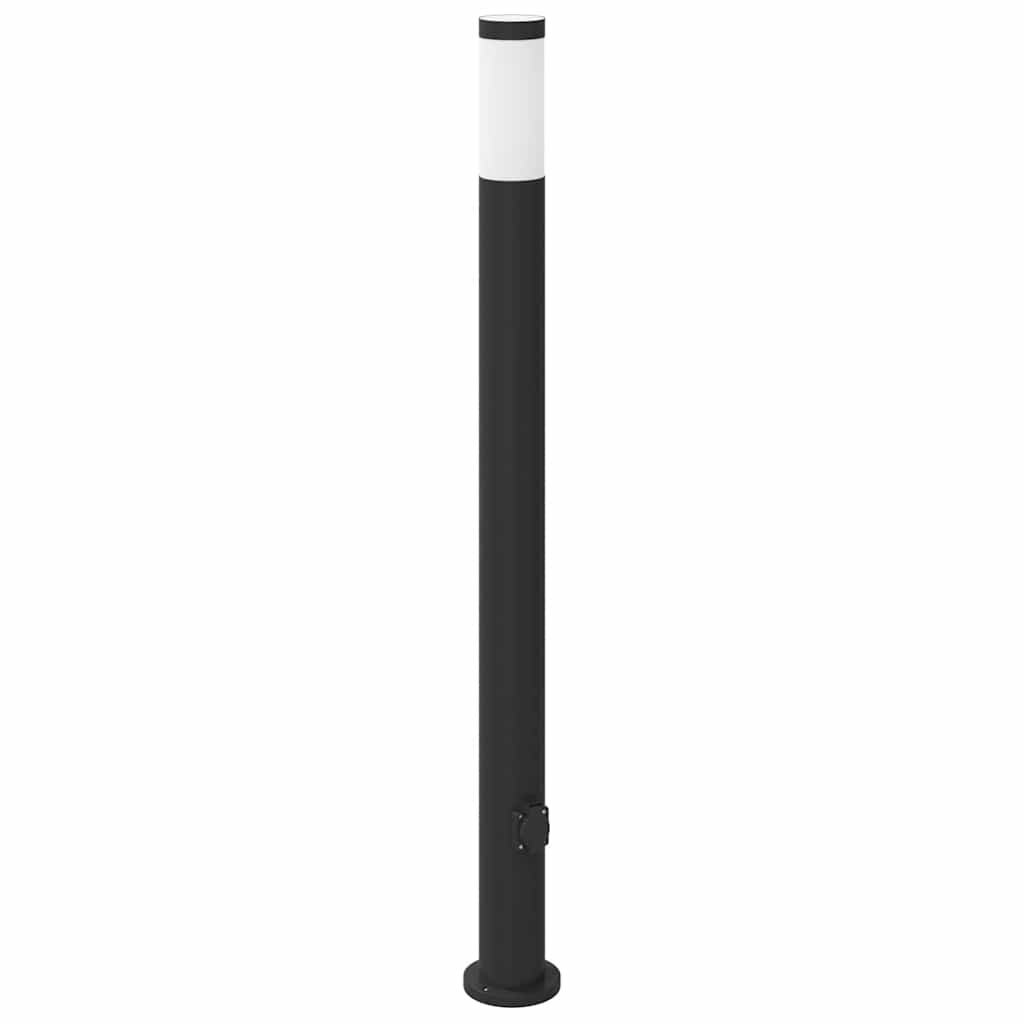 Vidaxl borne d'éclairage avec douille 110 cm inox IP44
