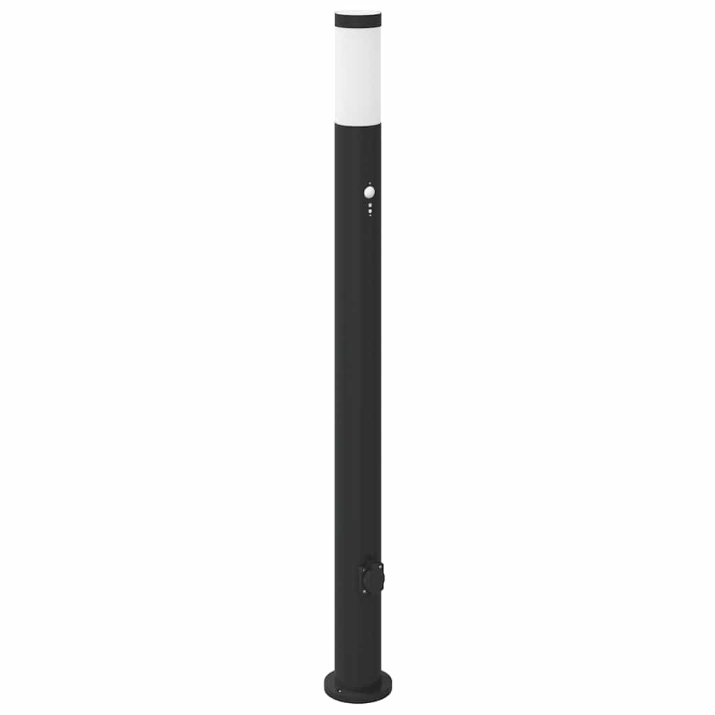 Borne d'éclairage Vidaxx avec capteur et douille 110 cm inox IP44