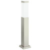 VidaXL borne d'éclairage 50 cm acier inoxydable IP44