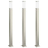 Vidaxx borne lumineuse 3 pièces 110 cm acier inoxydable IP44