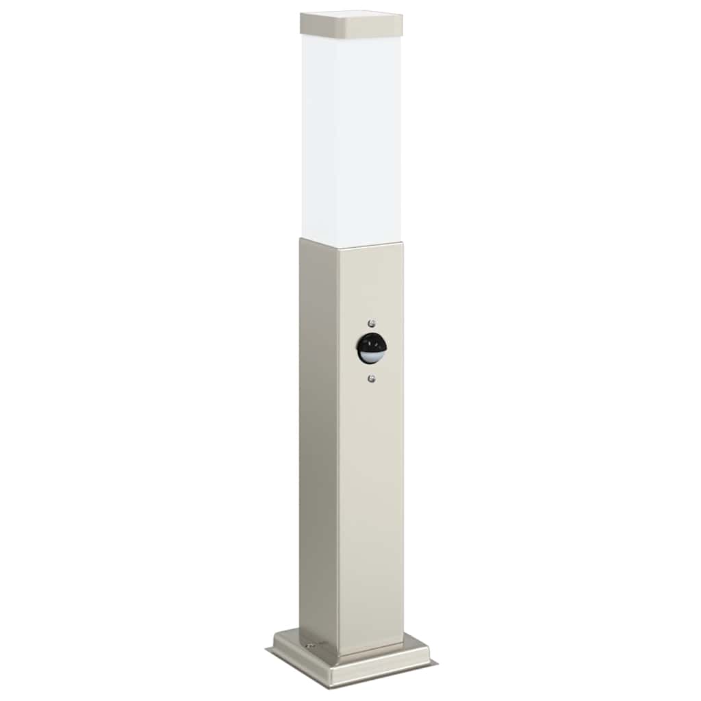 Vidaxx borne d'éclairage avec capteur 50 cm inox IP44