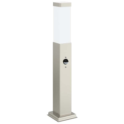Vidaxx borne d'éclairage avec capteur 50 cm inox IP44