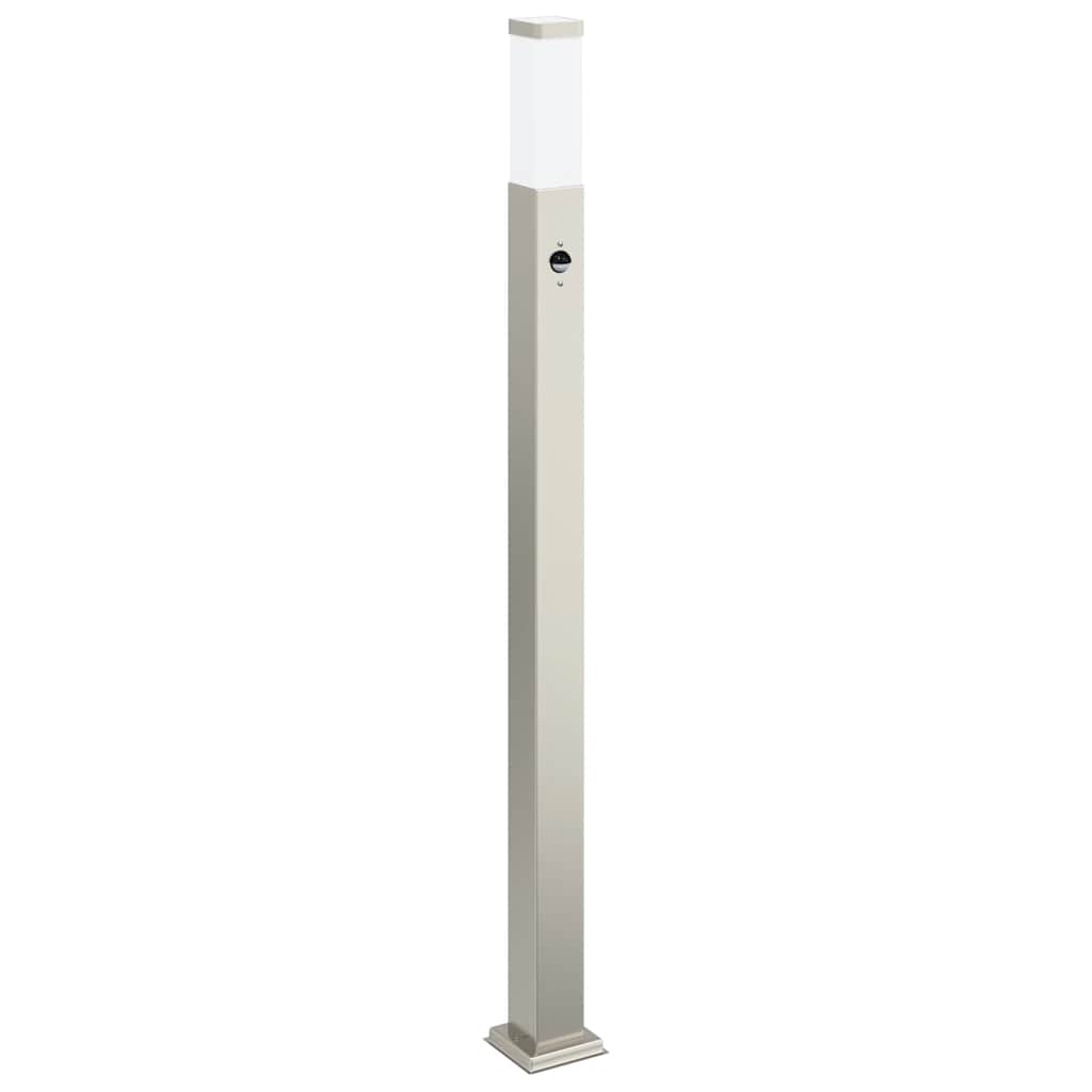 Vidaxx borne d'éclairage avec capteur 110 cm inox IP44