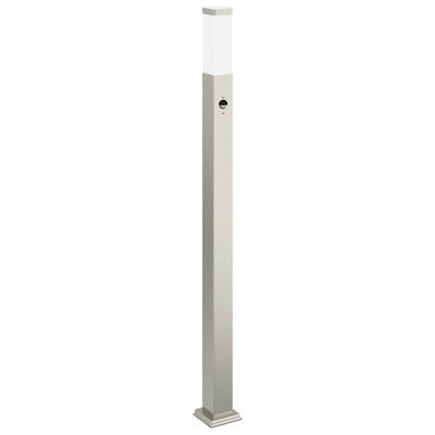 Vidaxx borne d'éclairage avec capteur 110 cm inox IP44