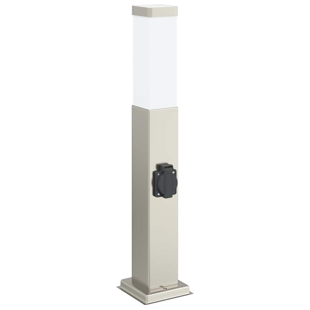 Vidaxl borne d'éclairage avec douille 50 cm inox IP44
