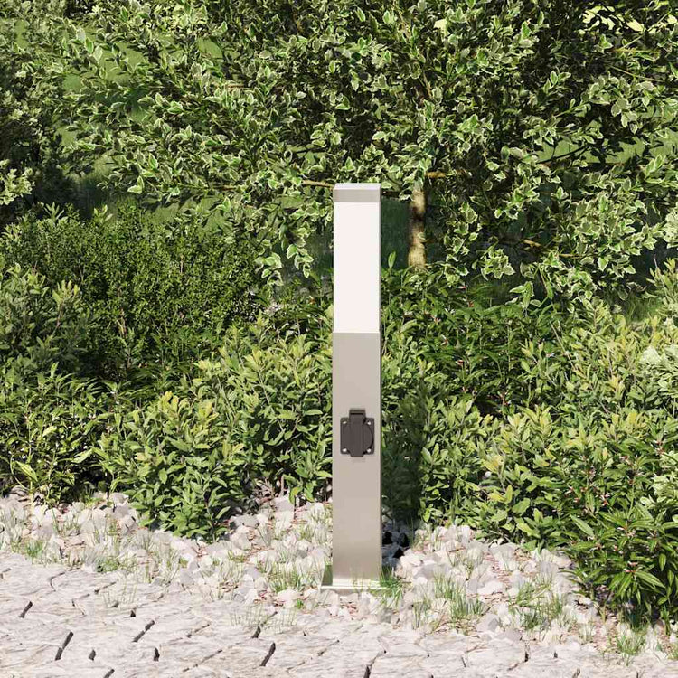 Vidaxl borne d'éclairage avec douille 50 cm inox IP44