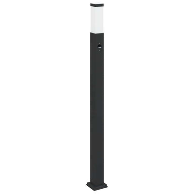 Vidaxx borne d'éclairage avec capteur 110 cm noir IP44