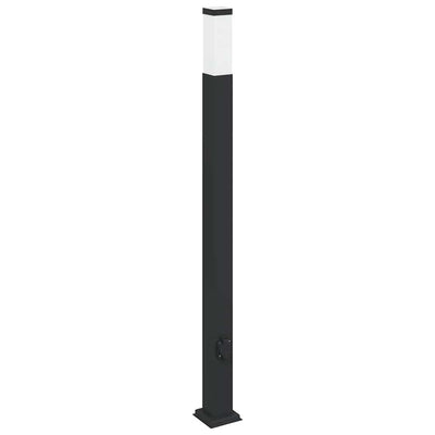 Vidaxx borne d'éclairage avec douille 110 cm noir IP44