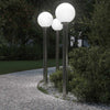 Vidaxx borne lumineuse 3 pièces 120 cm acier inoxydable IP44